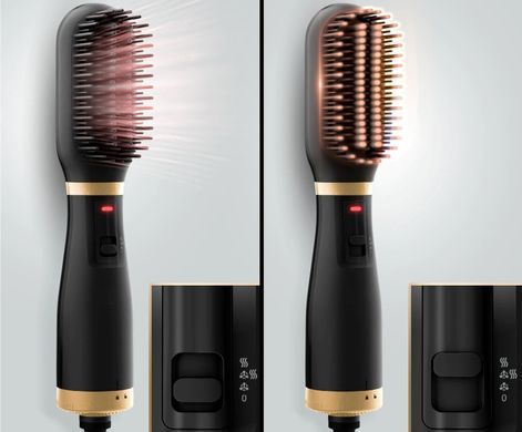 Rowenta Щітка-випрямляч Powerstraight Air, темп.режимів-2, 160-200С, іонізація, кераміка, чорний UB5920F0 фото