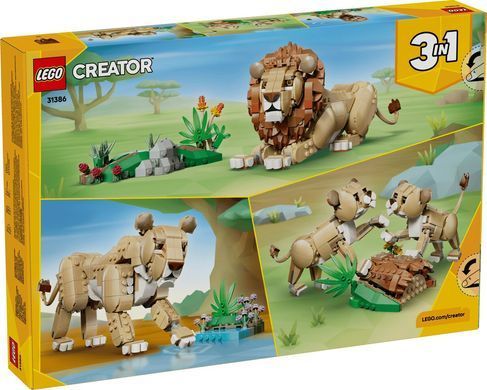 LEGO Конструктор LEGO Creator Дикі тварини: Величний лев 31386 фото