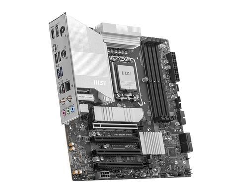 MSI Материнcька плата PRO B860M-A WIFI s1851 B860 4xDDR5 M.2 HDMI DP WiFi BT mATX 911-7E42-002 фото