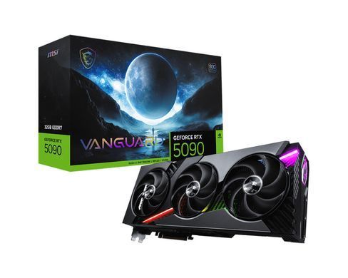MSI Видеокарта GeForce RTX 5090 32GB GDDR7 VANGUARD SOC 912-V530-018 фото