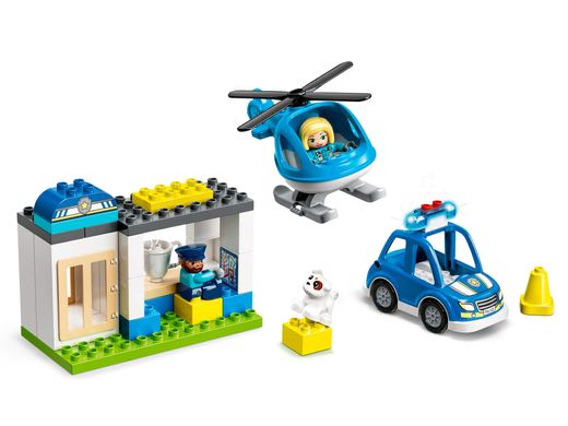 Конструктор LEGO DUPLO Town Полицейский участок и вертолёт 10959 фото