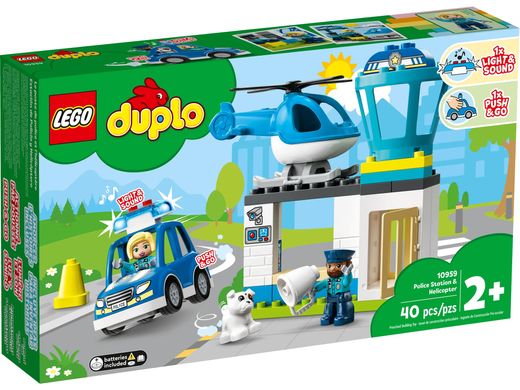 Конструктор LEGO DUPLO Town Полицейский участок и вертолёт 10959 фото