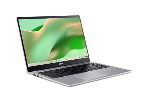 Acer Ноутбук Chromebook CB315-6HT 15.6" FHD IPS Touch, Intel 3-N355, 8GB, F128GB, UMA, ChromeOS, сріблястий NX.JLYEU.001 фото