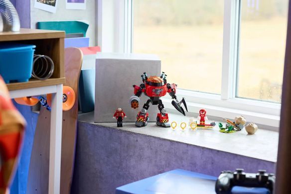 LEGO Конструктор Sonic Knuckles vs. Dr. Eggman Egg Crusher Mech 77005 фото