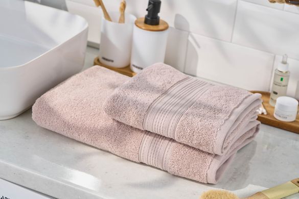 ARDESTO Полотенце махровое SuperSoft 50х90см, 100% хлопок, бежевый