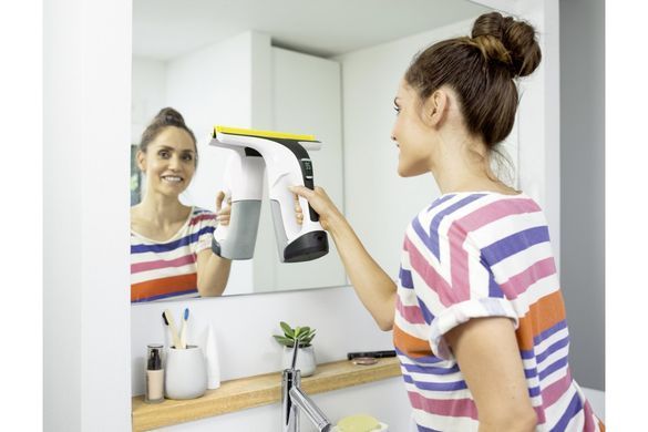 Karcher Пылесос оконный WV 6 Plus, вода -0.15л, автон. раб. до 100мин, вес-0.76кг, белый 1.633-741.0 фото