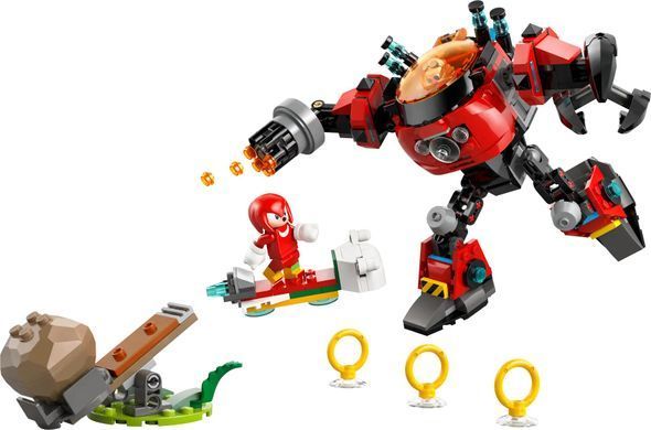 LEGO Конструктор Sonic Knuckles vs. Dr. Eggman Egg Crusher Mech 77005 фото