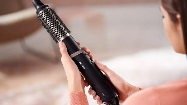 Philips Фен-щітка 3000 Series, 800Вт, 3 режими, хол. обдув, кераміка, сірий BHA301/00 фото
