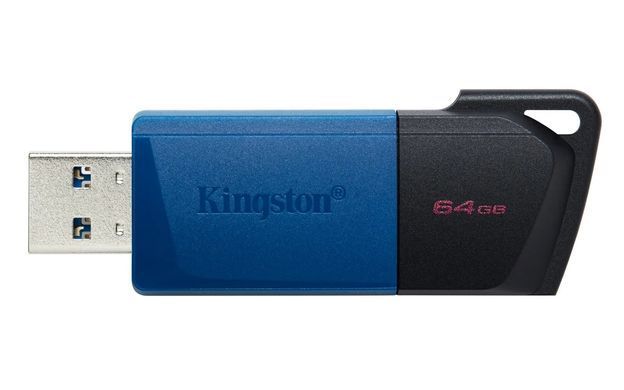 Kingston Накопитель 64GBx2 USB 3.2 Type-A Gen1 DT Exodia Black Blue DTXM/64GB-2P фото