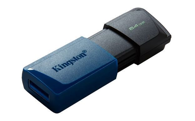 Kingston Накопитель 64GBx2 USB 3.2 Type-A Gen1 DT Exodia Black Blue DTXM/64GB-2P фото