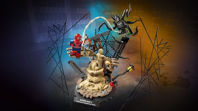 LEGO Конструктор LEGO Super Heroes Легендарна битва: Людина-павук vs. Піщана людина 76334 фото