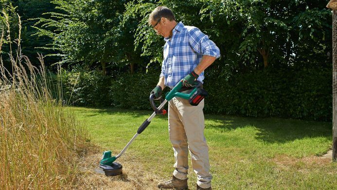 Bosch Триммер садовый аккумуляторный AdvancedGrassCut 36 36В 30см 1x2А&middot;час ЗП AL3620CV 4.1кг 0.600.878.N03 фото