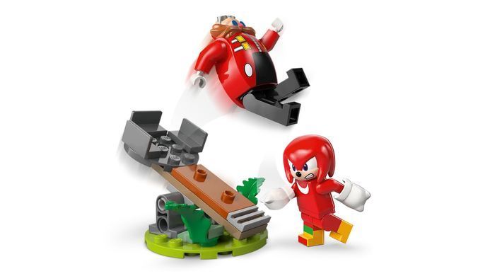 LEGO Конструктор Sonic Knuckles vs. Dr. Eggman Egg Crusher Mech 77005 фото