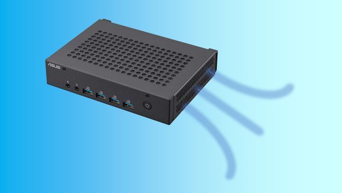 ASUS Комп'ютер персональний неттоп PN43-BBN200MD MFF, Intel N200, 1*SO-DIMM, M.2SSD, UMA, WiFi, без ОС 90MR0172-M00040 фото