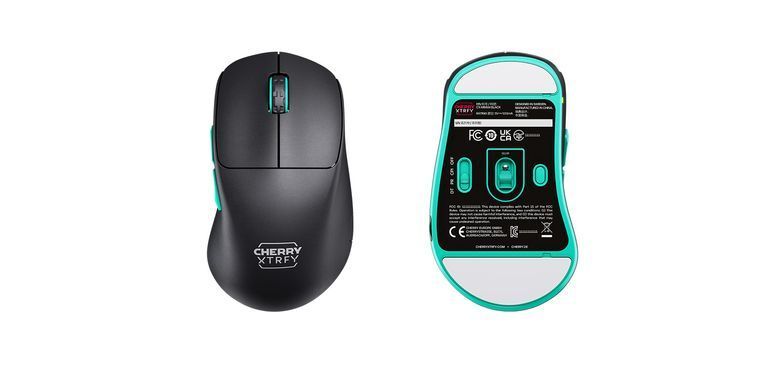 Cherry Xtrfy Мышь M64, WL/USB-A, RGB, черный CX-M64W-BLACK фото
