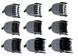 Remington Машинка для стрижки QuickCut Hairclipper, сеть+акум., роторный мотор, насадок-9, кейс, сталь, чорно-серебристый 2 - магазин Coolbaba Toys