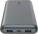 Belkin Акумулятор портативний літій-іонний Power Bank 10000мА·год, 15Вт, 2хUSB-A/USB-C, cірий 3 - магазин Coolbaba Toys