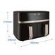Russell Hobbs Мультипіч Satis Fry DualBaske 2800Вт, чаша-4.5/4.5л, сенсорне управл., 9 авто. программ, пластик, чорний 13 - магазин Coolbaba Toys