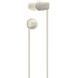 Навушники SONY WI-C100 In-ear IPX4 Wireless Бежевий 2 - магазин Coolbaba Toys