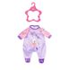 Одяг для ляльки BABY BORN серії "День Народження" - СВЯТКОВИЙ КОМБІНЕЗОН (на 43 cm, лавандовий) 9 - магазин Coolbaba Toys