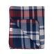 ARDESTO Плед Ardesto Fleece 130x160см, 100% поліестер, клітинка, синьо-бордовий