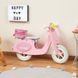Толокар Janod Ретро скутер розовый 2 - магазин Coolbaba Toys