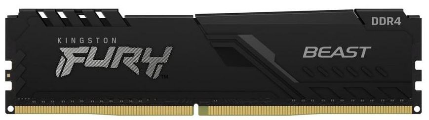 Память ПК Kingston DDR4 32GB KIT (16GBx2) 3200 Fury Beast Black KF432C16BB1K2/32 фото