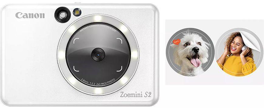 Canon Портативна камера-принтер ZOEMINI S2 ZV223 White 4519C007 фото
