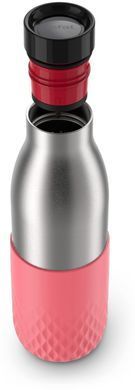 Термобутылка Tefal Bludrop, 500мл, диам70, t хол. 24ч, гор.12ч, нерж.сталь+пластик, розовый N3110810 фото