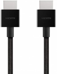 Кабель Belkin HDMI 2.1 (AM/AM) 4K/120Hz, 8K/60Hz, 48Gbps Ultra High Speed, 1м, чорний AV10176BT1M-BLK фото