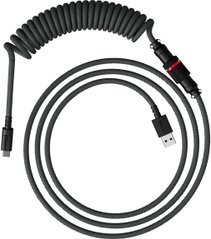 HyperX Кабель USB-A - USB-C спіральний, 1.37м Grey/Black 6J679AA фото