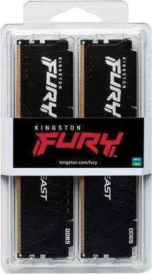 Kingston Память ПК DDR5 32GB KIT (16GBx2) 5600 FURY Beast Black EXPO KF556C36BBEK2-32 фото