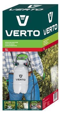 Verto Обприскувач, помповий, пластмаса, 3 Бар, 0.9 л/хв, 5л 15G505 фото