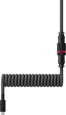 HyperX Кабель USB-A - USB-C спіральний, 1.37м Grey/Black 6J679AA фото