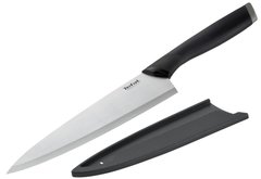 Кухонный нож поварской Tefal Comfort, длина лезвия 20 см, нерж.сталь, чехол K2213244 фото