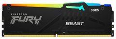Память ПК Kingston DDR5 16GB 5600 Beast Black RGB KF556C36BBEA-16 фото