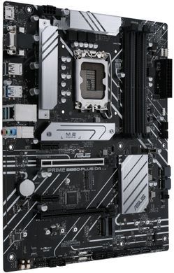 ASUS Материнcька плата PRIME B660-PLUS D4 s1700 B660 4xDDR4 M.2 HDMI DP D-Sub ATX 90MB18X0-M1EAY0 фото