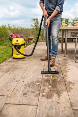 Karcher Пилосос WD 3-18 господарьский, акумуляторний, 17л, 18В, без АКБ и ЗП 1.628-550.0 фото