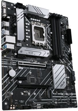 ASUS Материнcька плата PRIME B660-PLUS D4 s1700 B660 4xDDR4 M.2 HDMI DP D-Sub ATX 90MB18X0-M1EAY0 фото