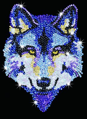 Набор для творчества Sequin Art BLUE Волк SA1215 фото