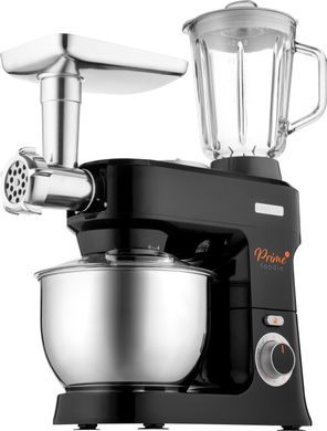 Sencor Кухонная машина 1000Вт, чаша-металл, корпус-пластик, насадок-15, черный STM3761BK фото