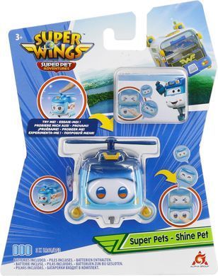 Super Wings Ігрова фігурка Super Pet Шайн улюбленець (Shine pet), світло EU770420 фото