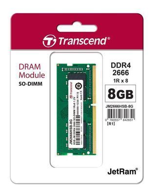 Transcend Пам'ять ноутбука DDR4 8GB 2666 JM2666HSB-8G фото