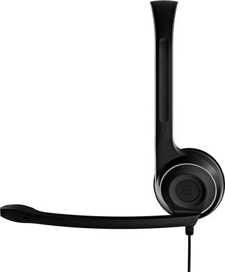 Epos Гарнитура компьютерная стерео On-Ear PC 8 Chat, USB, однонаправленный, 2м, Черный 1000432 фото