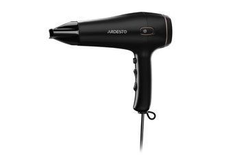 Фен Ardesto HD-Y210, 1750-2100Вт, 2 швидкості, 3темп.режими, авто.змотування шнура, чорний HD-Y210 фото