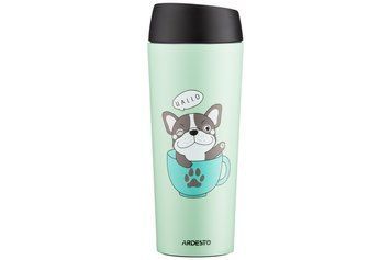 ARDESTO Термокухоль Coffee time Frenchie 450 мл, нержавіюча сталь, зелений AR2645DG фото