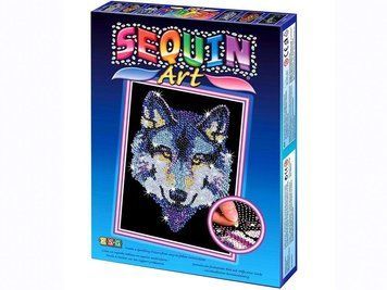 Набор для творчества Sequin Art BLUE Волк SA1215 фото