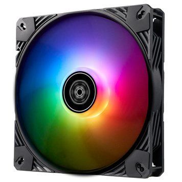SilverStone Корпусний вентилятор Shark Force SF140B ARGB, 140mm, 2200rpm, 4pin PWM, 4-1 pin ARGB (5V LED), 38.3dBa SST-SF140B-ARGB фото