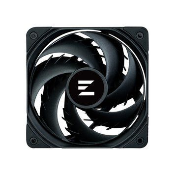 Zalman Корпусний вентилятор AF120 120мм 600-2000rpm 4pin PWM 29.7dBa чорний ZM-AF120BLACK фото