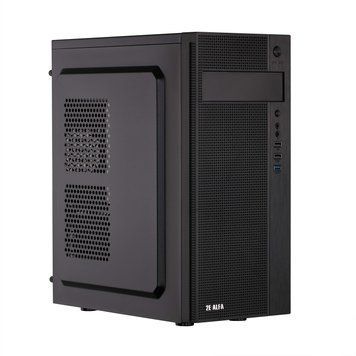 2E Корпус Alfa E185-400 з БЖ 2E ATX400W, 1xUSB3.0, 2xUSB2.0, VGA 310мм, ATX, чорний 2E-E185-400 фото